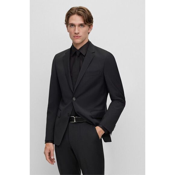New. Hugo Boss SLIM-FIT JACKET IN A VIRGIN-WOOL BLEND. 42 Regular - Picture 1 of 15